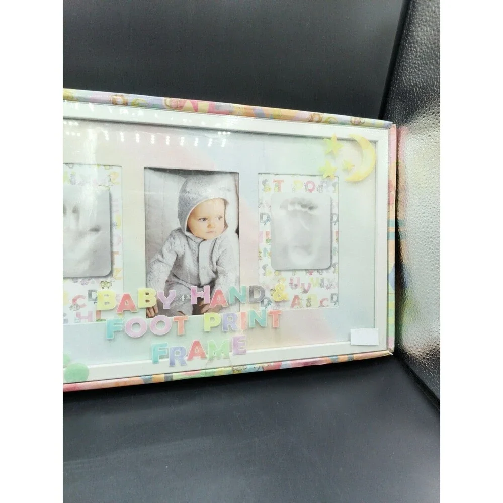 Little Me Baby Hand & Foot Print Frame  - New Open Box